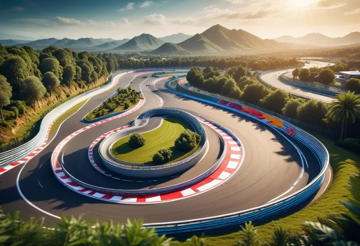 Upptäck hemligheterna bakom en f1 bana! illustration