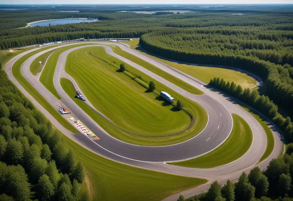 F1 bana i Sverige illustration