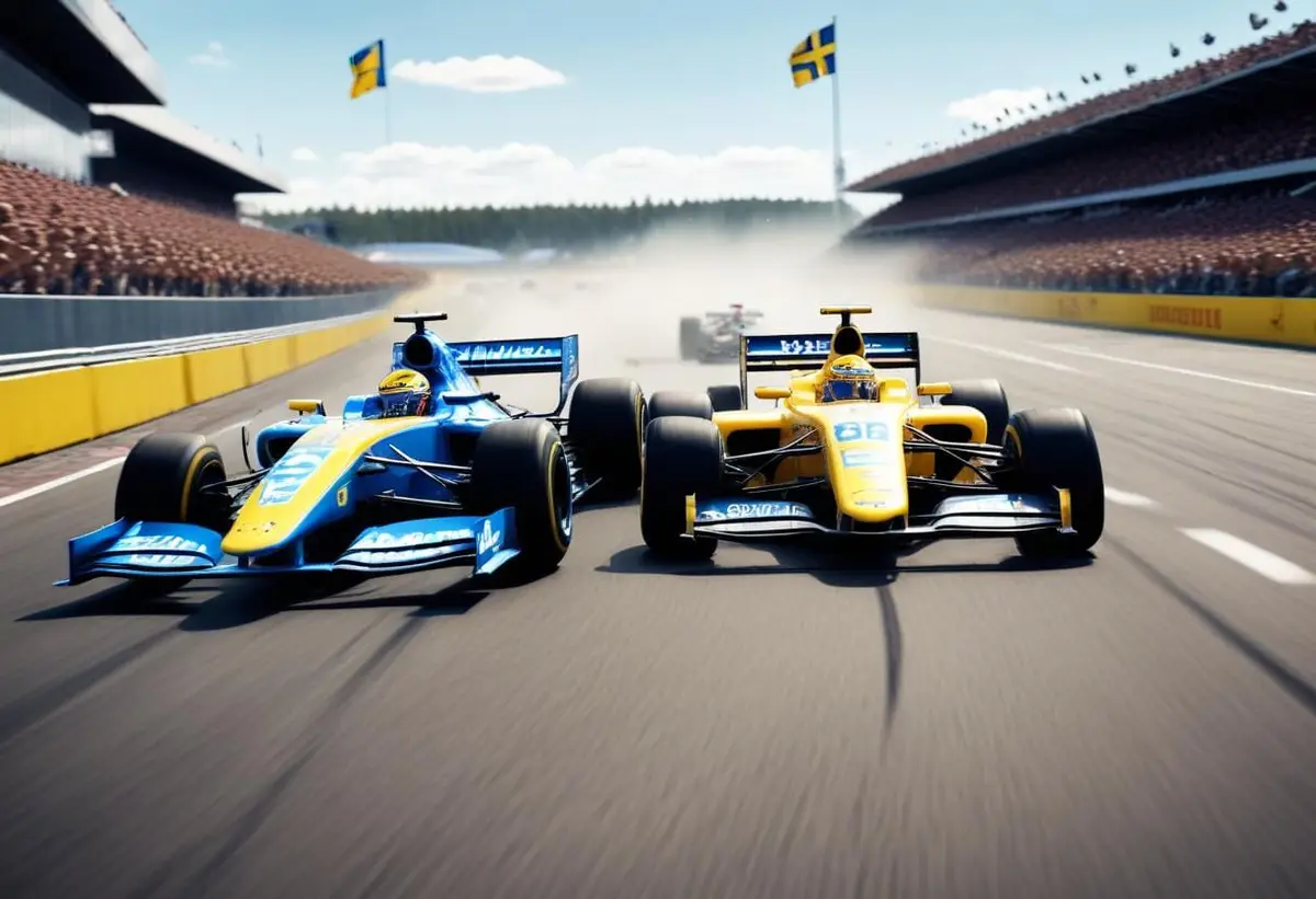 Svenska F1-förare illustration
